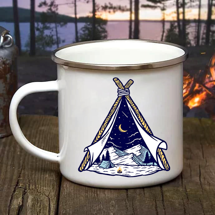 Camping Mug - General ceramic coffee mug kitchen drinkware preview