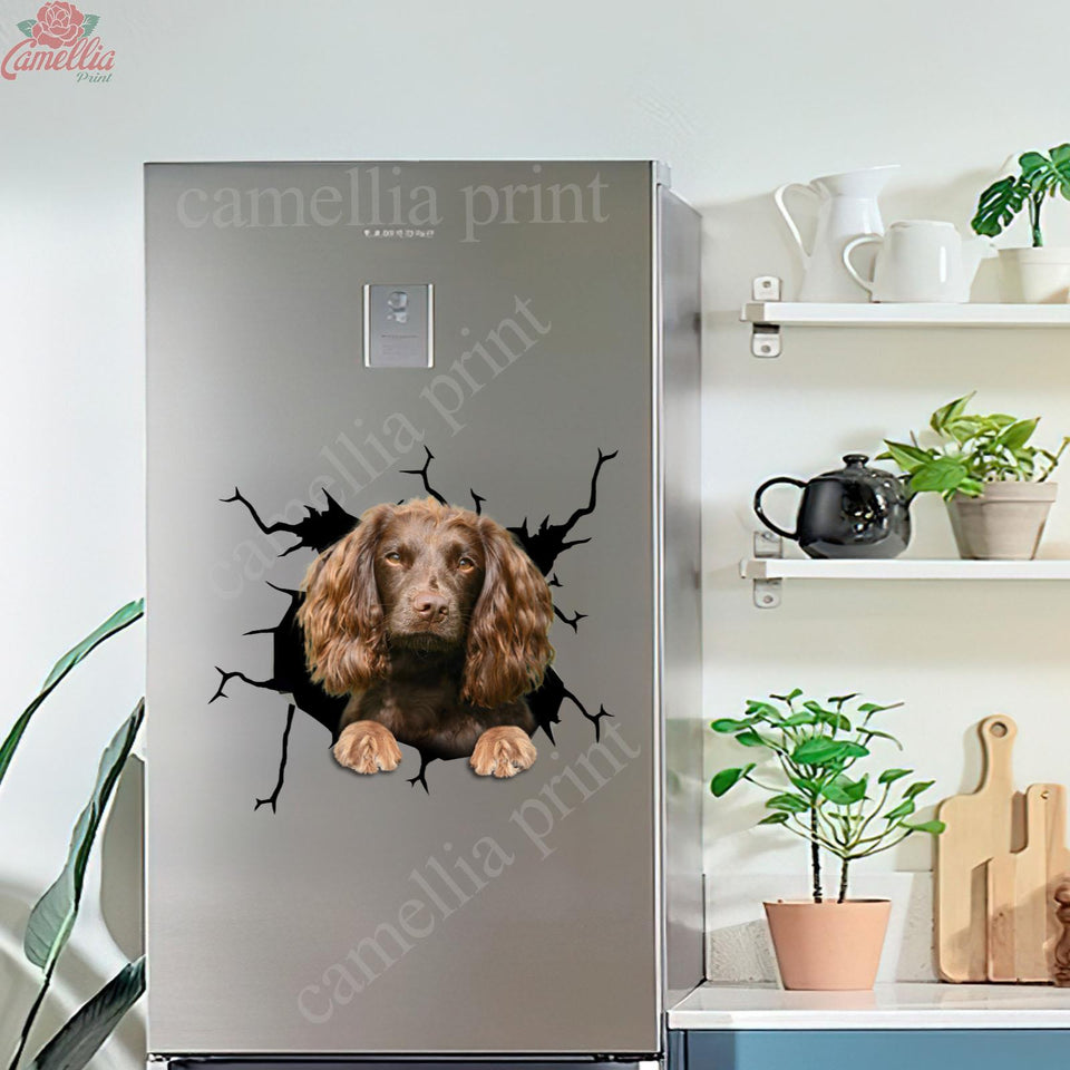 Boykin Spaniel Crack Sticker For Back Window Wiper A Cute Custom Decal Stickers Gardening Gifts