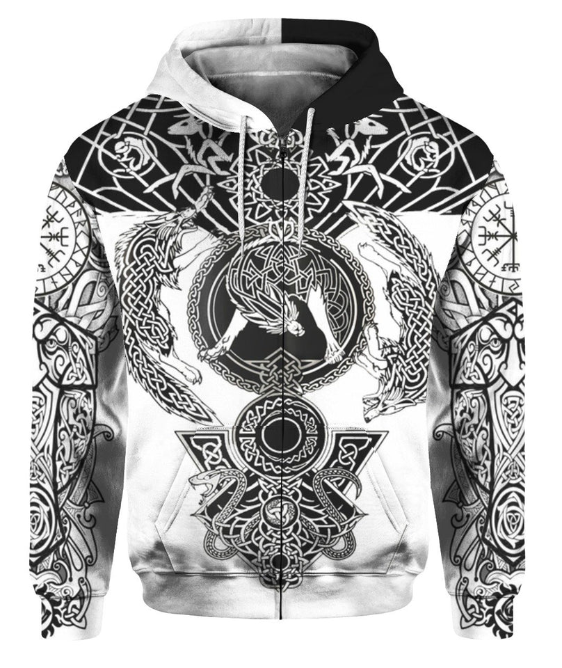 Viking Tattoo Version 3.0 3D Full Over Print Ht1109