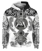 Viking Tattoo Version 3.0 3D Full Over Print Ht1109