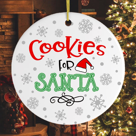 Cookies for Santa Christmas Ornament