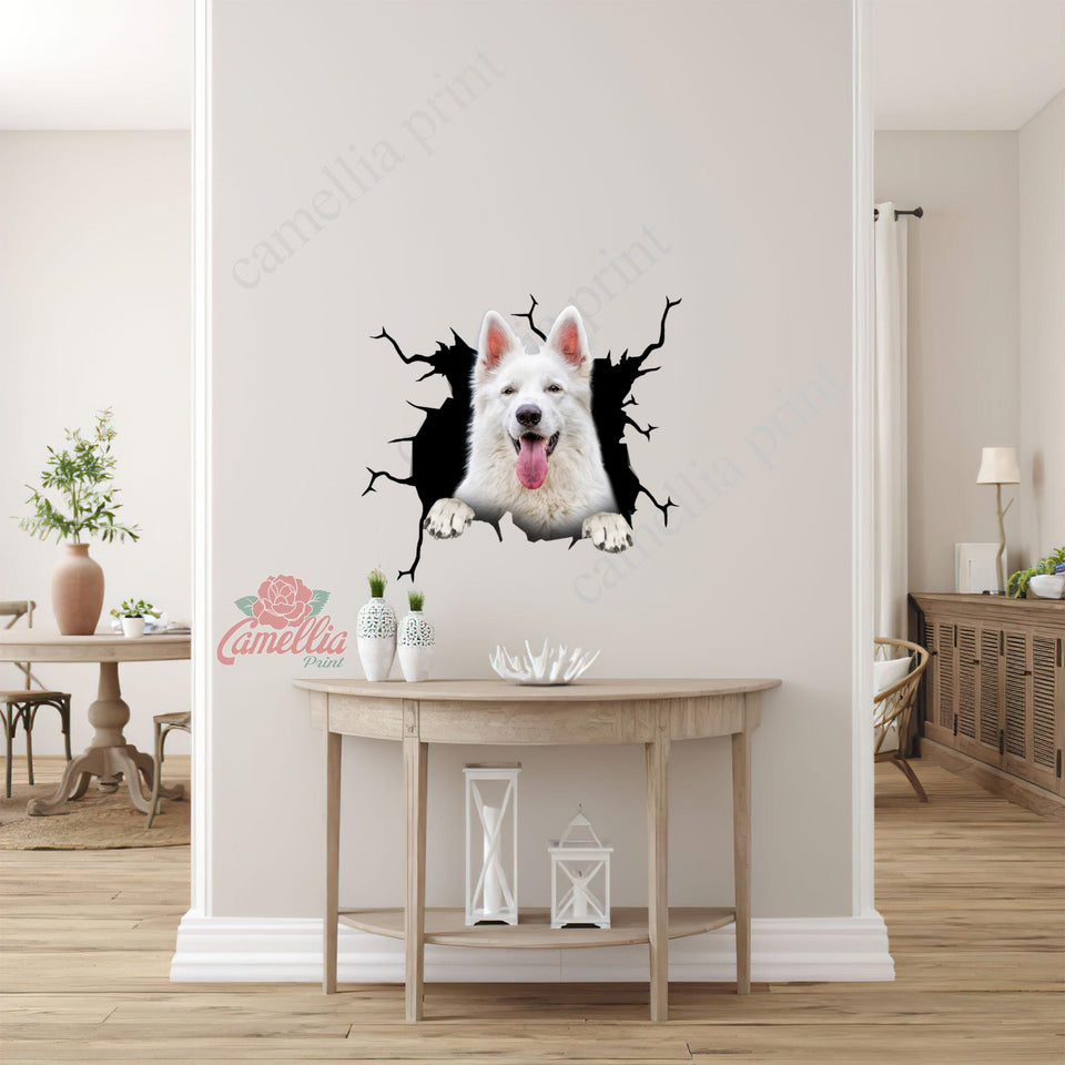German Shepherd Crack Sticker Album Super Cute Car Window Stickers Gift Delivery