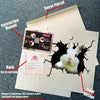 Rabbit Crack Bone Sticker Cute Custom Sticker Sheets Gift Sets - durable UV resistant bumper and tumbler decal detail