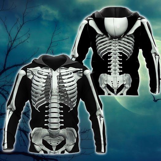 Skull 3D Full Over Print Ht1258