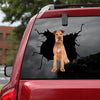 Irish Terrier Crack Sticker For Car Window Cute A Stickers Gift Ideas For Men - Dog Lovers die-cut waterproof vinyl sticker decal