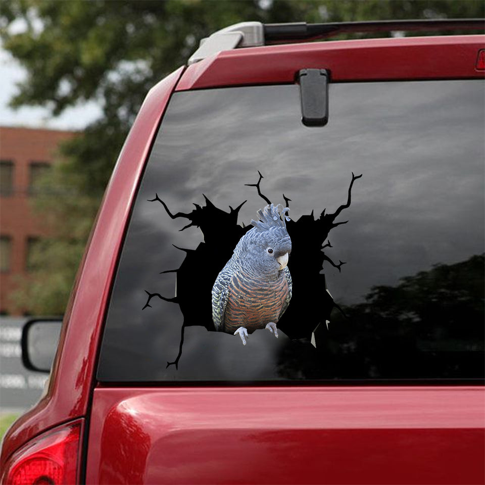Gang-gang Cockatoo Crack Stickers Your Cute Jeans Vinyl Window Decals Gifts For Mother In Law - Wildlife & Nature die-cut waterproof vinyl sticker decal