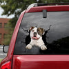 American Bulldog Crack Sticker For Car Fun Custom Stickers Gifts For Dog Lovers - Dog Lovers die-cut waterproof vinyl sticker decal