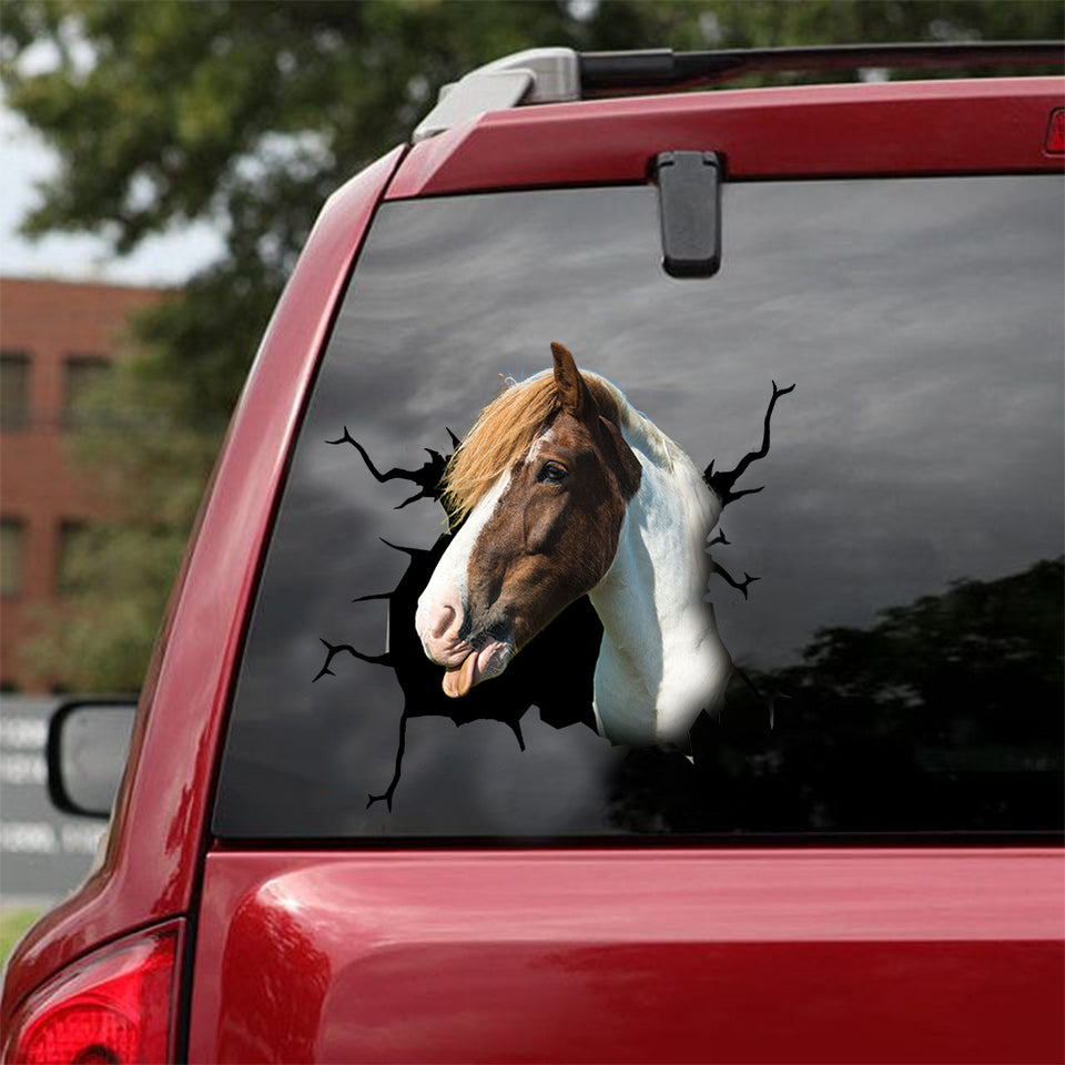 Icelandic Horse Crack Sticker Ideas Corny Jokes Vinyl Labels Sympathy Gifts - Horse Lovers die-cut waterproof vinyl sticker decal