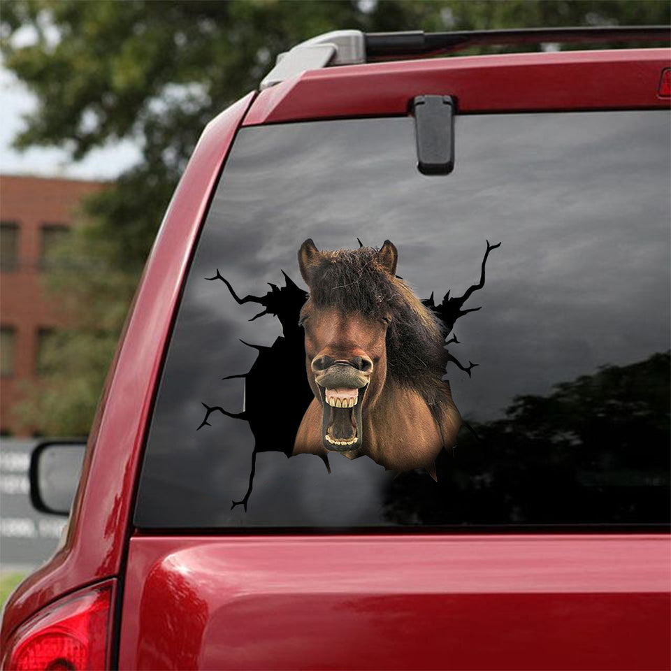 Icelandic Horse Crack Sticker Kawaii Nice Decal Stickers Push Gift - Horse Lovers die-cut waterproof vinyl sticker decal