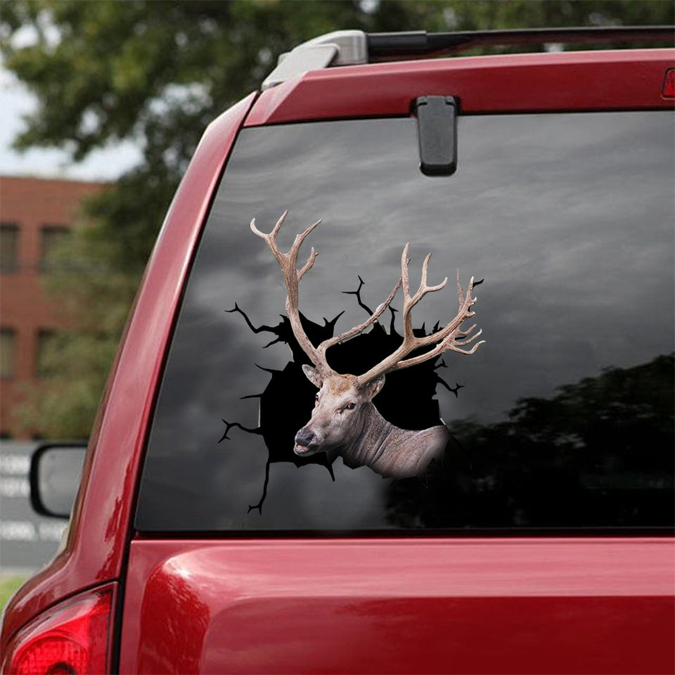 Pere David Deer Crack Decor Decal Funny Birthday Memes Brand Stickers Gift Ideas For Grandma - Hunting / Deer die-cut waterproof vinyl sticker decal
