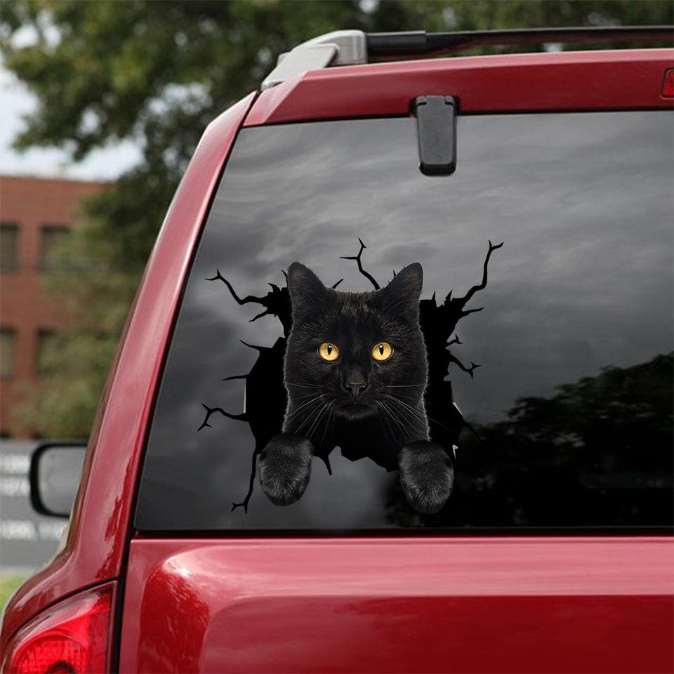 Dachshund Crack Sticker Design Cool Custom Sticker Sheets Anniversary Gift Ideas - Dog Lovers die-cut waterproof vinyl sticker decal