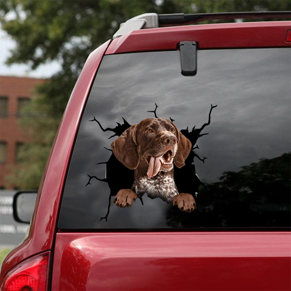 [dt0469-snf-tnt]-german-shorthaired-pointer-crack-car-sticker-dogs-lover