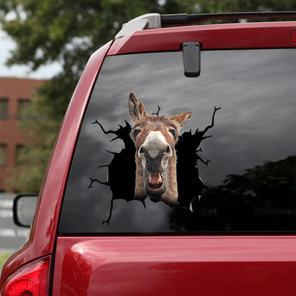 Donkey Crack Stickers Custom Cuteness Overloaded Sticker Paper New Home Gifts - General die-cut waterproof vinyl sticker decal