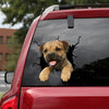 Border Terrier Crack Sticker Decals Kawaii Thank You Stickers Best Gifts For Women - Dog Lovers die-cut waterproof vinyl sticker decal