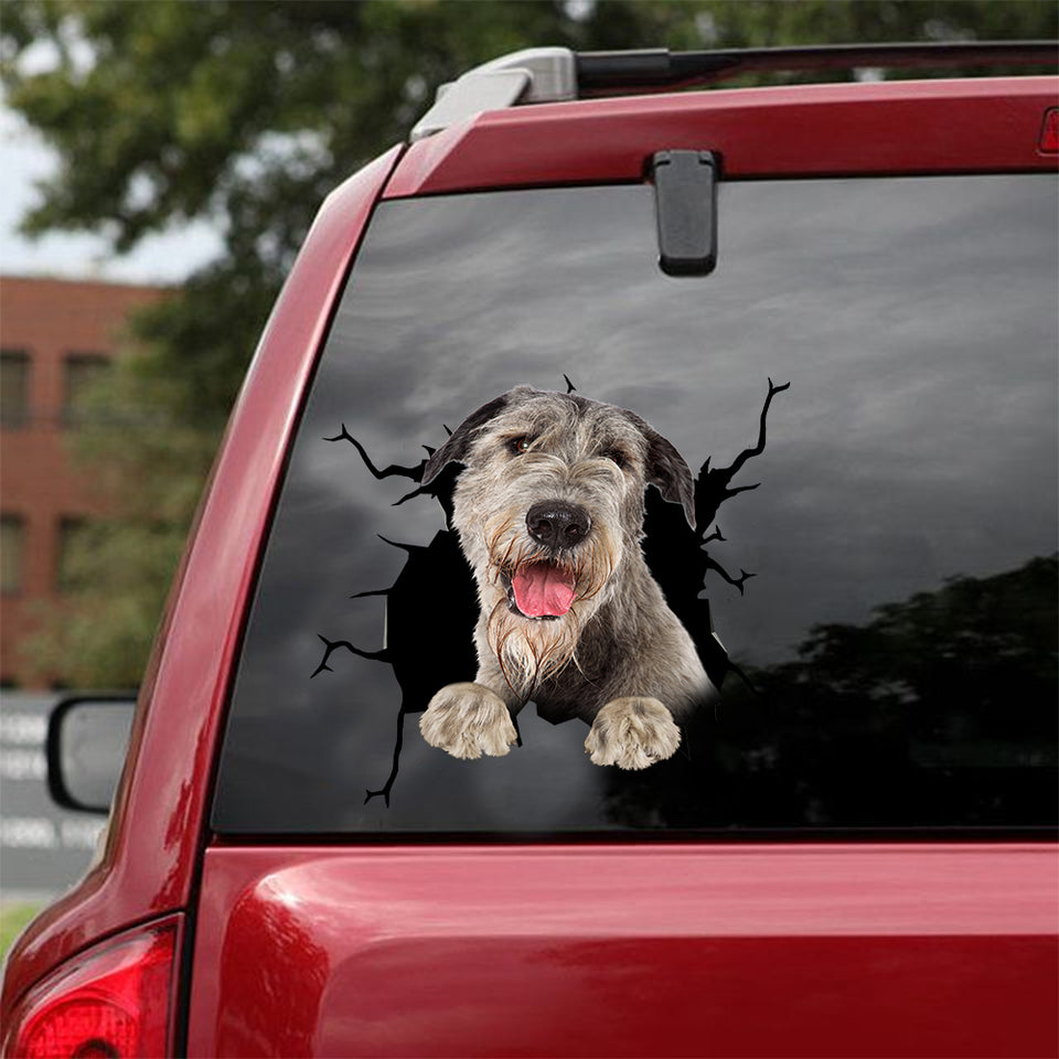 Irish Wolfhound Crack Stickers For Scrapbooking Be Cute Sticker Care Package Ideas - General die-cut waterproof vinyl sticker decal