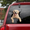 Labrador Crack Stickers For Cars Pretty Custom Sticker Labels Unique Mothers Day Gifts - Dog Lovers die-cut waterproof vinyl sticker decal