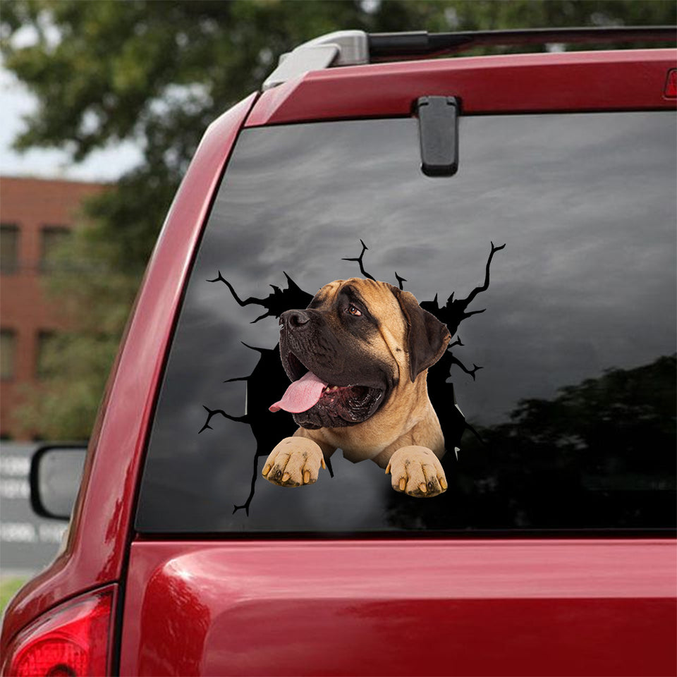 [dt0790-snf-tnt]-english-mastiff-crack-car-sticker-dog-lovers