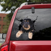 Tibetan Mastiff Crack Stickers Custom Lovable Custom Vinyl Stickers Anniversary Gifts - Dog Lovers die-cut waterproof vinyl sticker decal