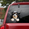 Bernedoodle Crack Sticker For Back Window Wiper Cool Laptop Decals Gift Ideas For Wife - General die-cut waterproof vinyl sticker decal