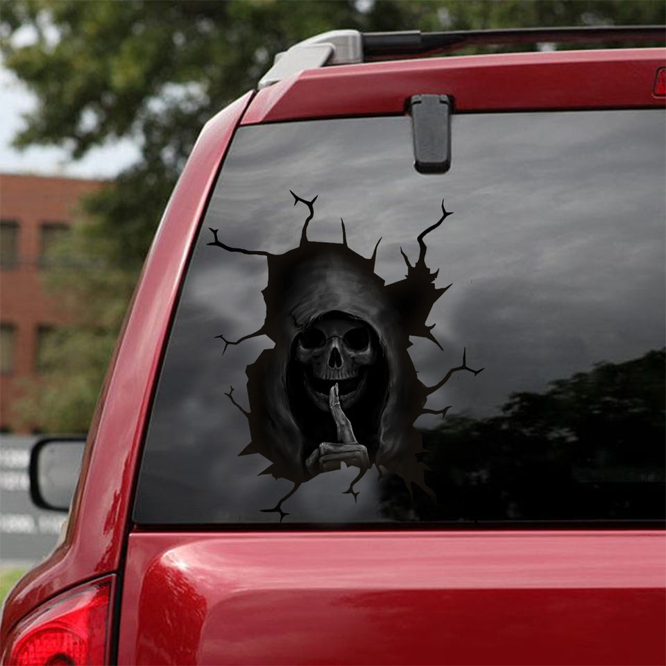 [dt1109-snf-tnt]-halloween-crack-car-sticker-halloween-lovers