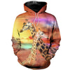 3D Printed Giraffe T Shirt Long sleeve Hoodie DT060603