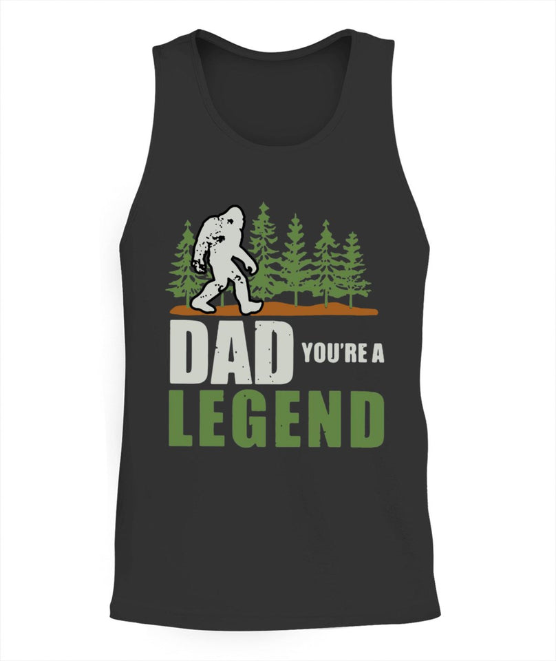 Dad You're a Legend Bigfoot T Shirt K1359