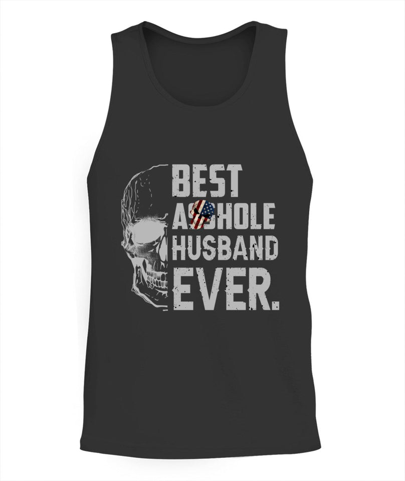 Best Freaking Husband Ever Flag Skull 2D Full K1582