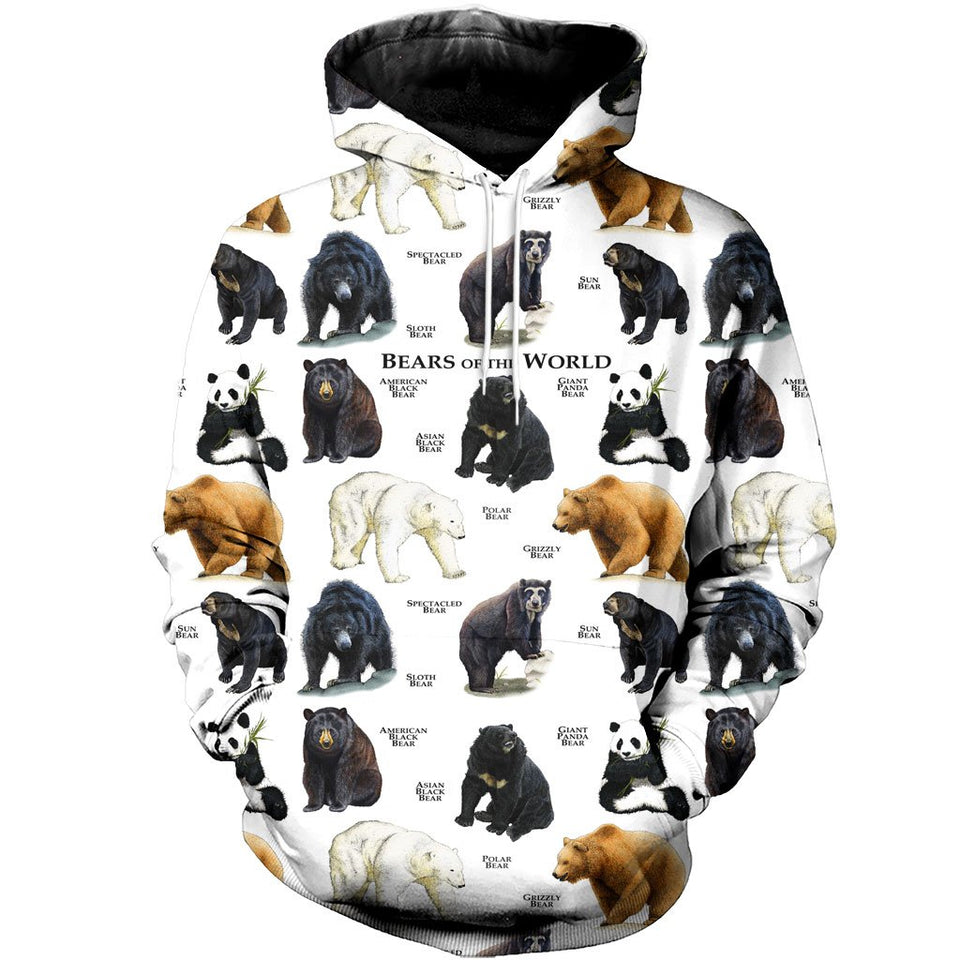 3D All Over Printed Bears Of The World Shirts And Shorts DT191299