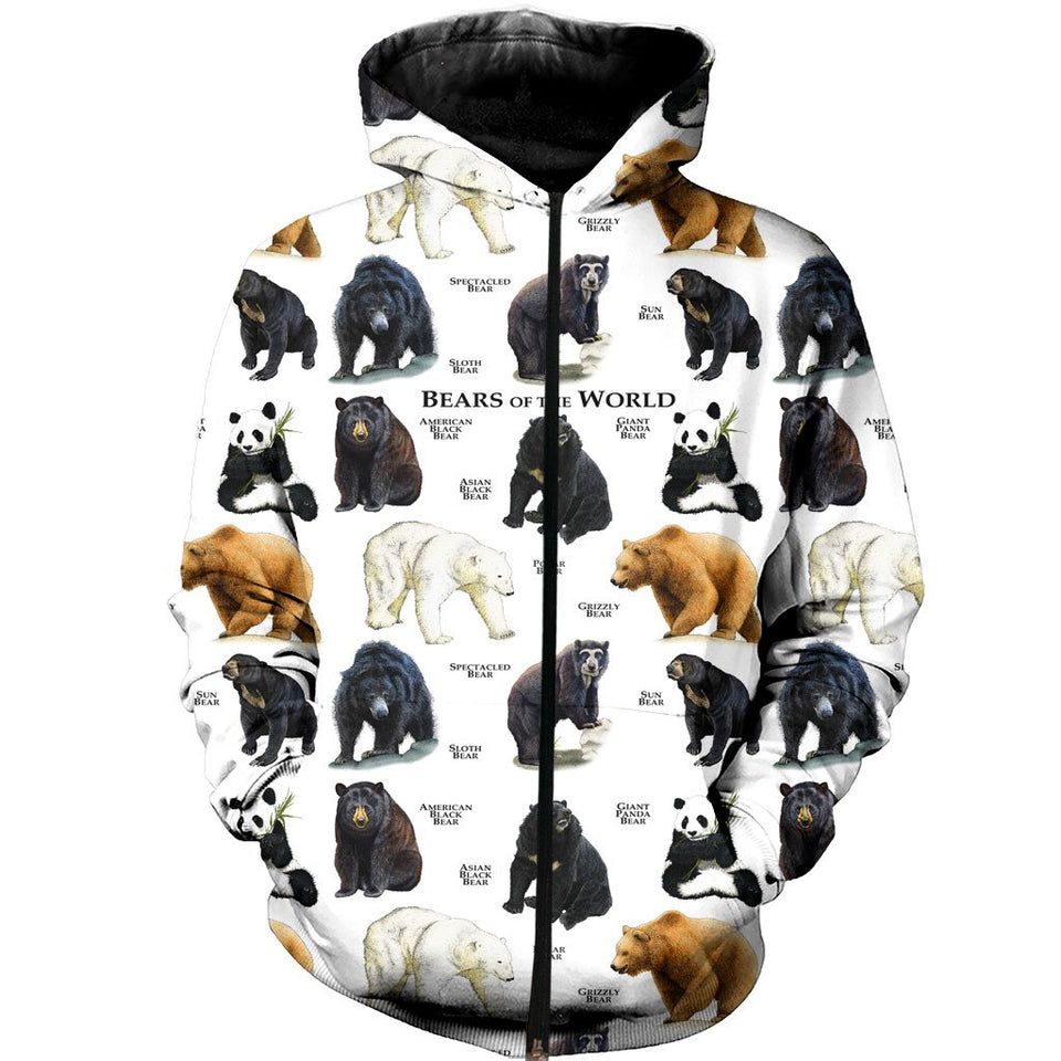 3D All Over Printed Bears Of The World Shirts And Shorts DT191299