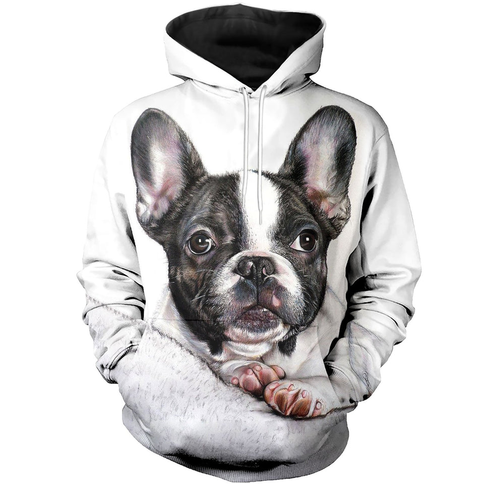 3D All Over Printed French Bulldog Shirts And Shorts DT23081908