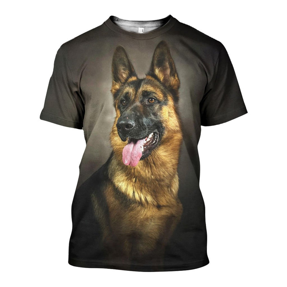 3D All Over Printed German Shepherd Shirts And Shorts DT15081905