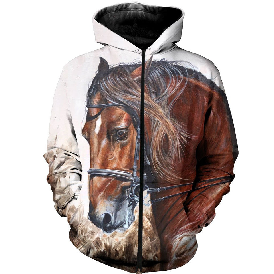 3D All Over Printed Horse Shirts And Shorts DT25061909