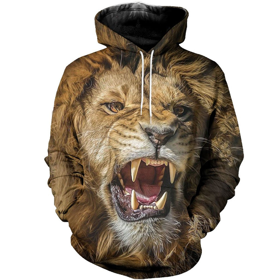 3D All Over Printed Lion Shirts And Shorts DT191207