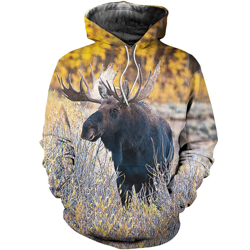 3D All Over Printed Moose Shirts And Shorts MQ231103