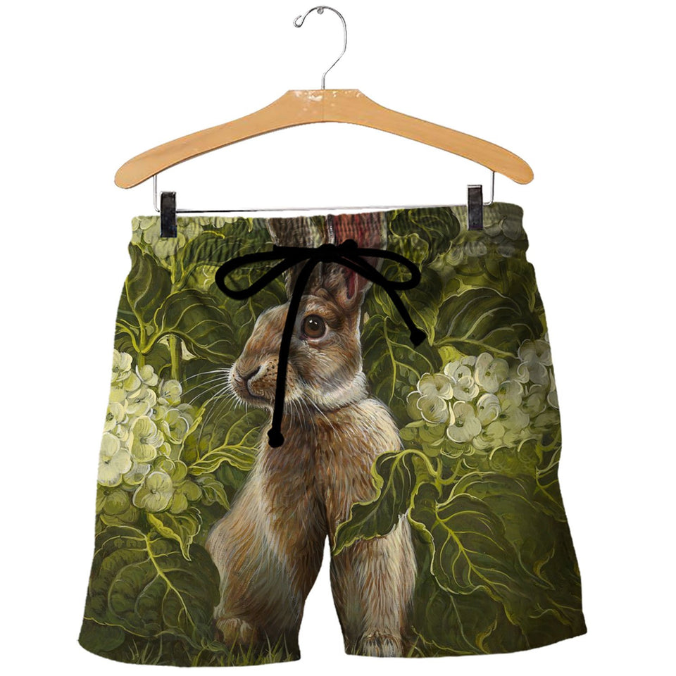 3D All Over Printed Rabbit Shirts And Shorts DT23081912