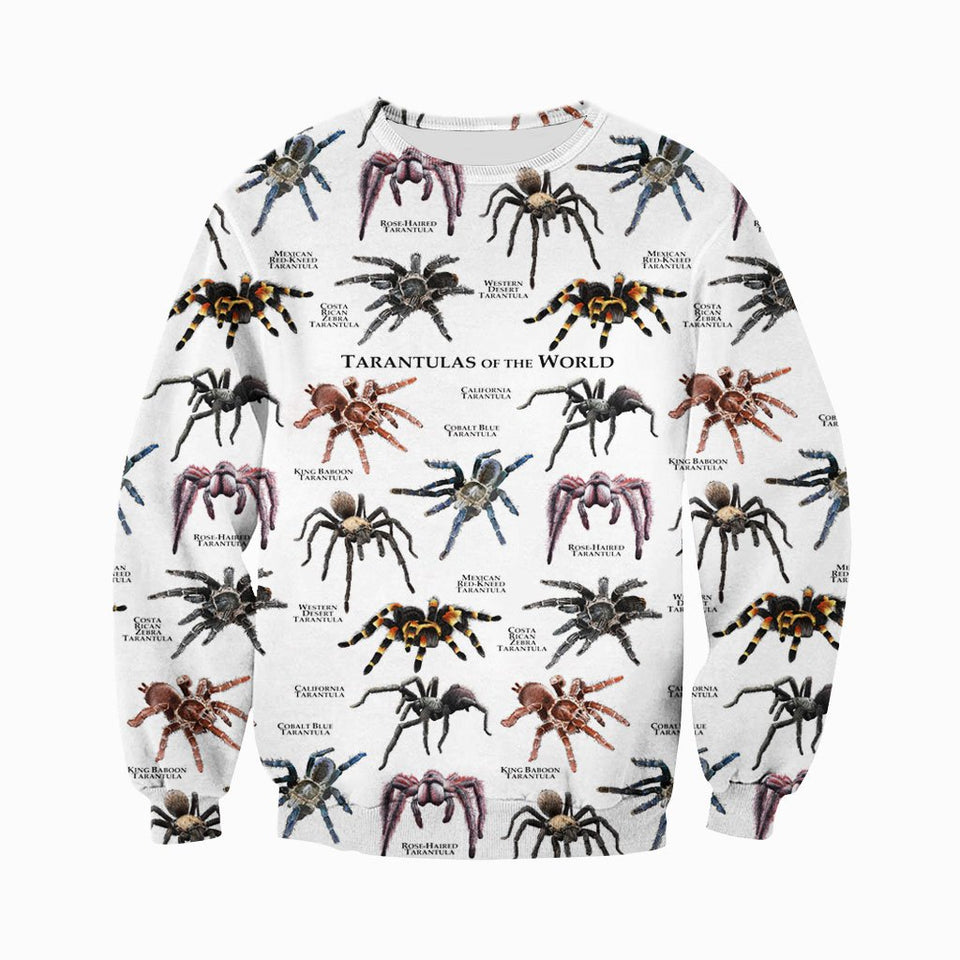 3D All Over Printed Tarantulas of the World Shirts And Shorts DT151206