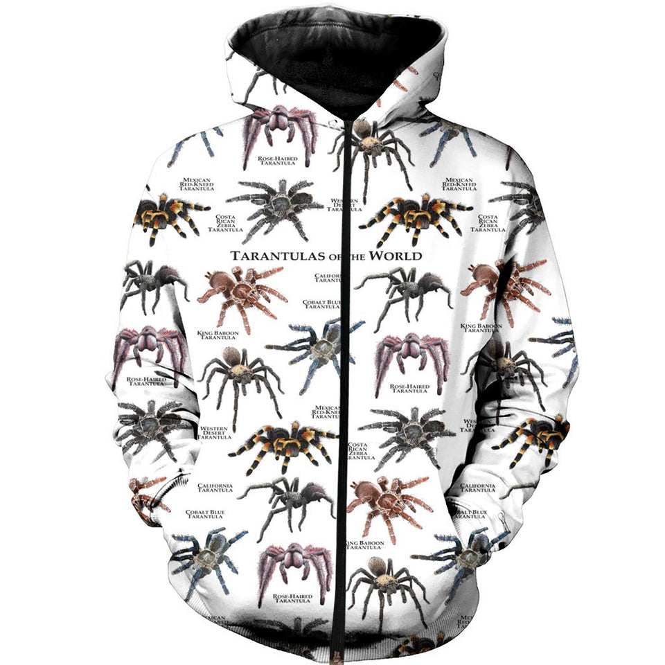 3D All Over Printed Tarantulas of the World Shirts And Shorts DT151206