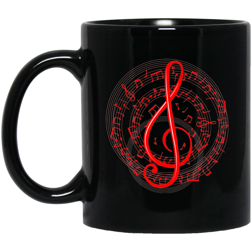 Treble Clef Spiral Score New Edition Mug