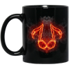 Music Burning Flame Mug