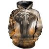 3D Printed Elephant Hoodie T-shirt DT10041999