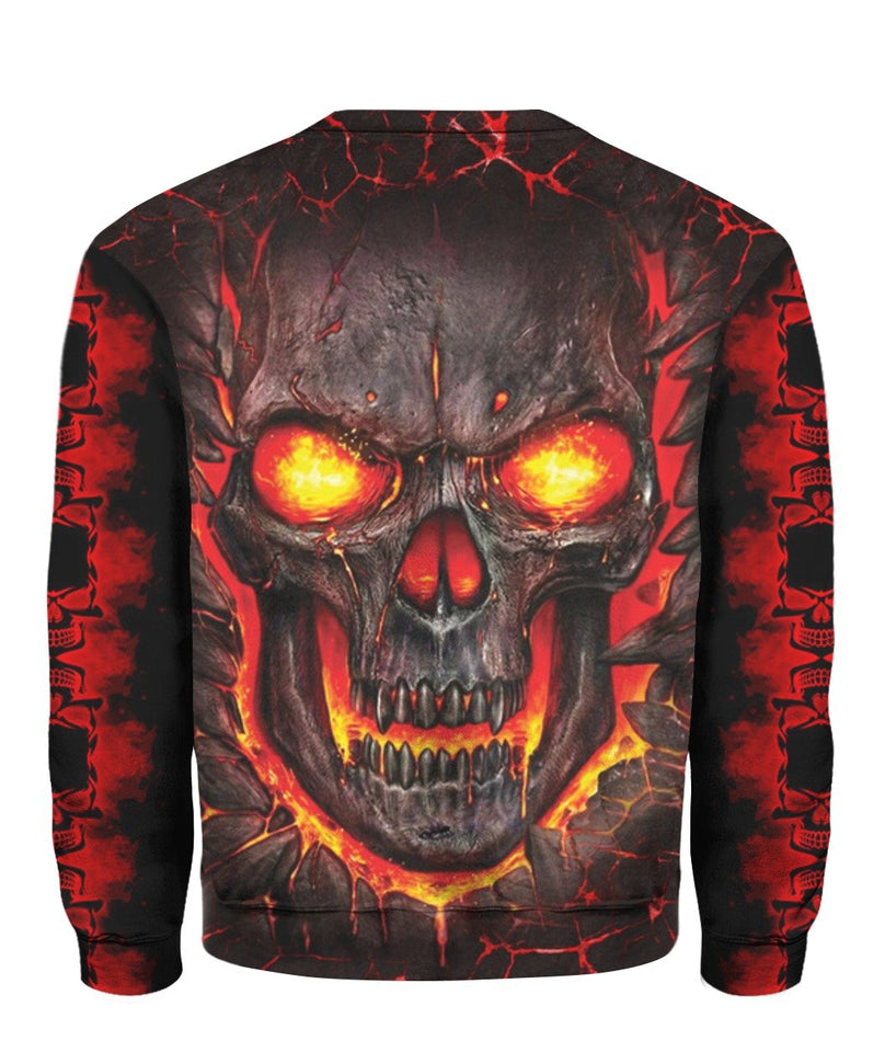 Skull Fire 3D Full Over Print