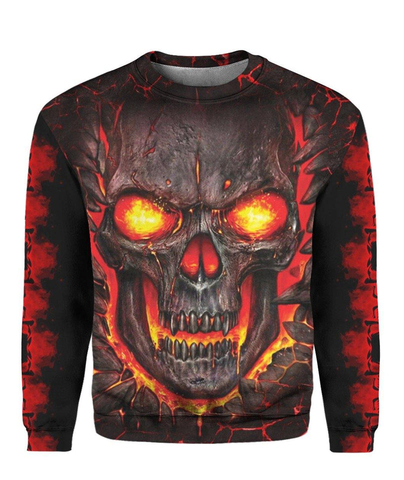 Skull 3D Full Over Print K1322 - Camellia Print