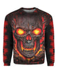 Skull 3D Full Over Print K1322 - Camellia Print