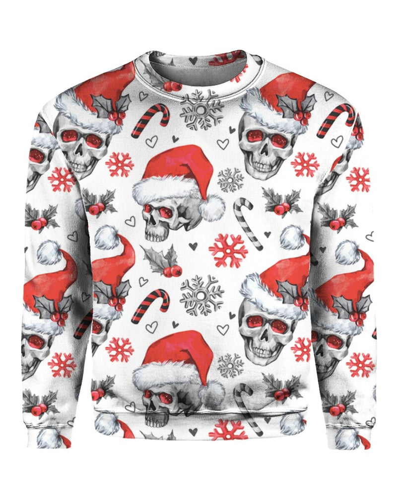 Skull Christmas 3D Full Over Print