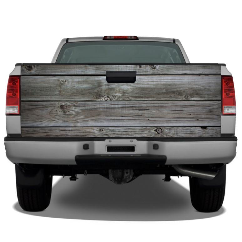 Distressed Wood Planks Tailgate Wrap Sticker Tailgate Wrap Decals For Trucks