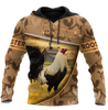 Rooster 3D All Over Printed Hoodie for Men and Women 37