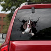 Gun Dog Crack Bumper Sticker Funny Wall Decor Custom Bumper Stickers Good Mothers Day Gifts - Dog Lovers die-cut waterproof vinyl sticker decal