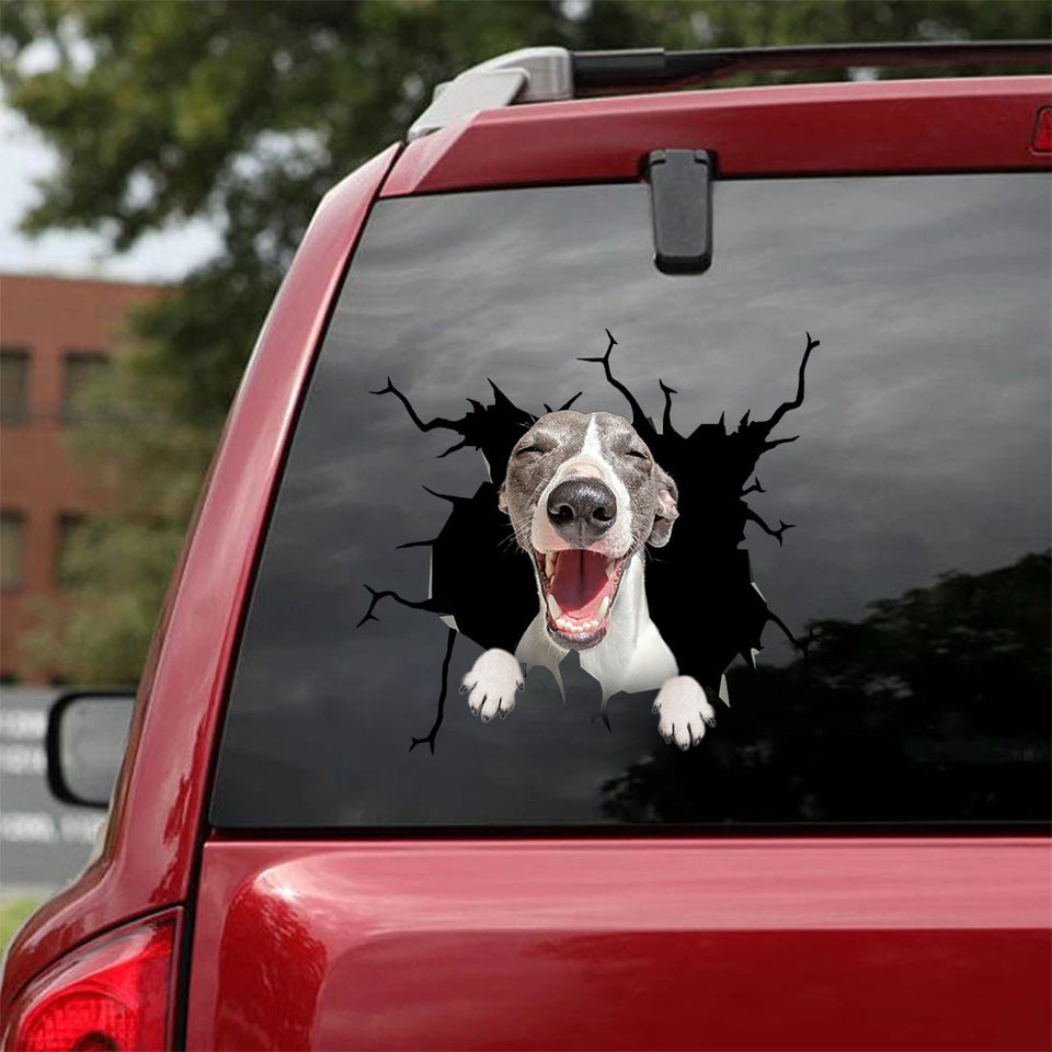 [ha0120-snf-tpa]-italian-greyhound-crack-car-sticker-dogs-lover