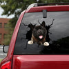 Akita Crack Decal For Wall Funny Wall Decor Custom Car Window Decals Birthday Gift Ideas For Mom - Dog Lovers die-cut waterproof vinyl sticker decal