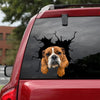 English Bulldog Crack Head Decal Funny Custom Stickers Unique Christmas Gifts - Dog Lovers die-cut waterproof vinyl sticker decal